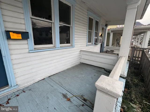 a view of outdoor space and deck