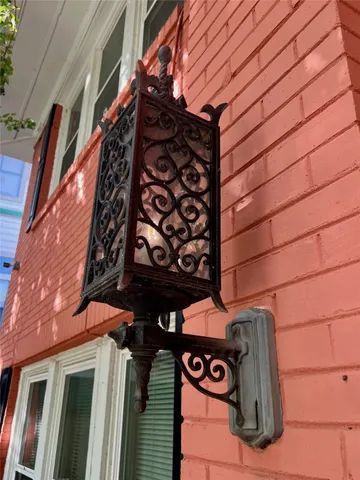 a view of a backyard with swimming pool