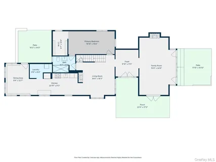 a picture of a bench in a building