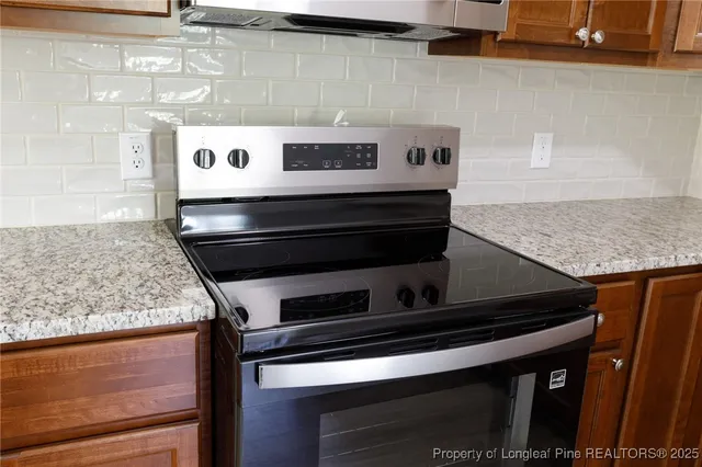 a close view of stove