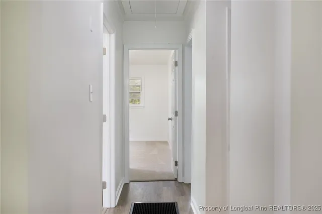 a view of front door