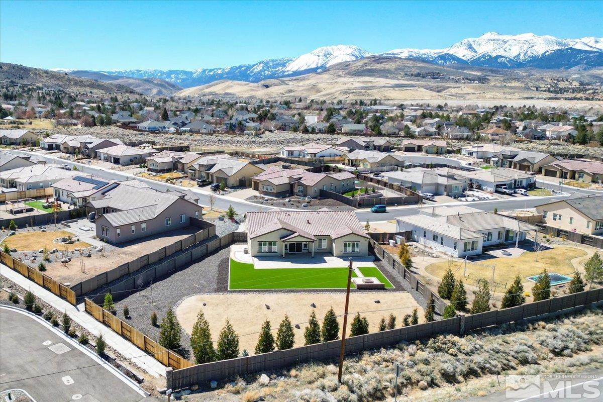 1273 Crawford Crk Drive Reno, NV 89521 - Photo 35 of 39 an aerial view of a house with a garden