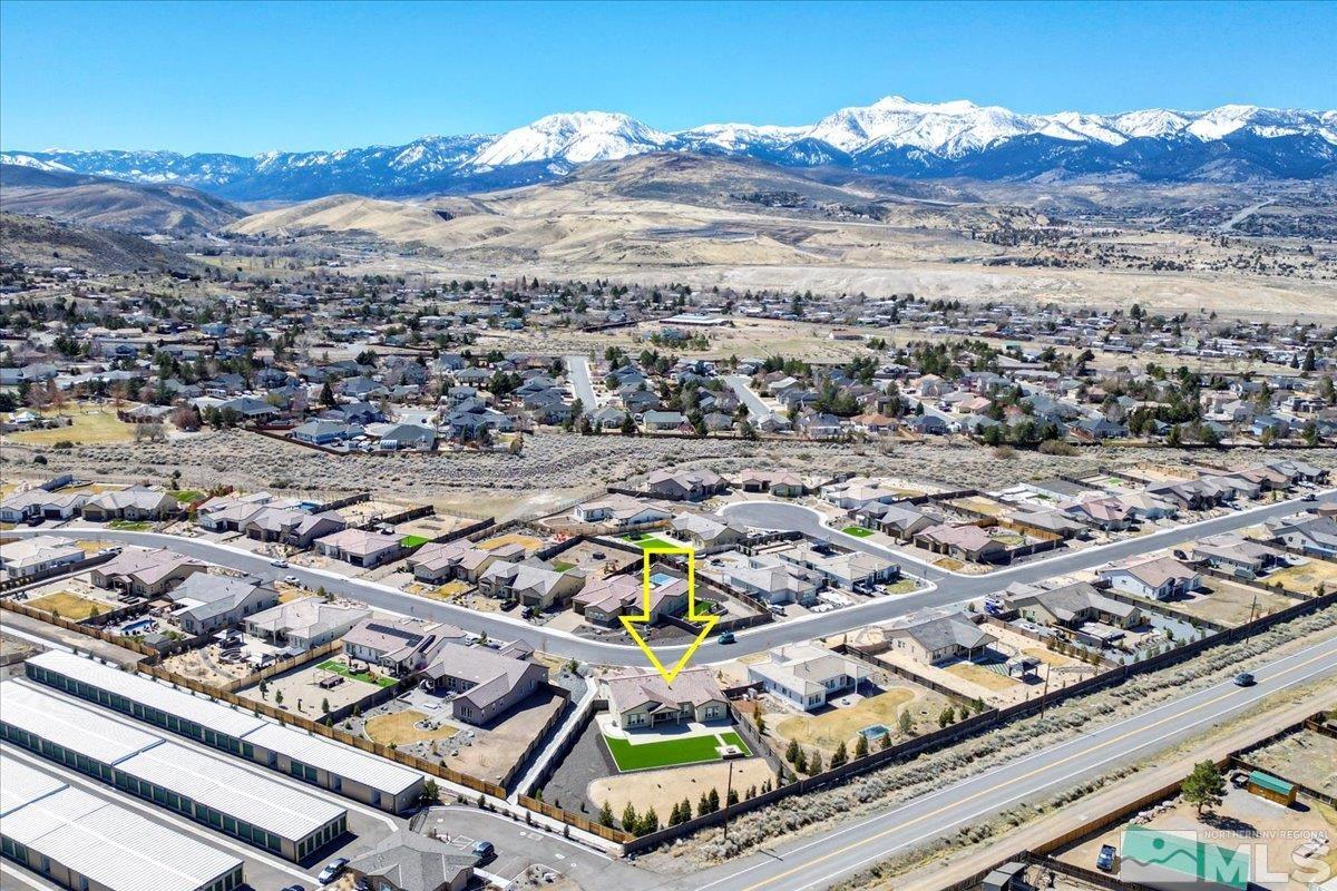 1273 Crawford Crk Drive Reno, NV 89521 - Photo 38 of 39 an aerial view of residential building and trees