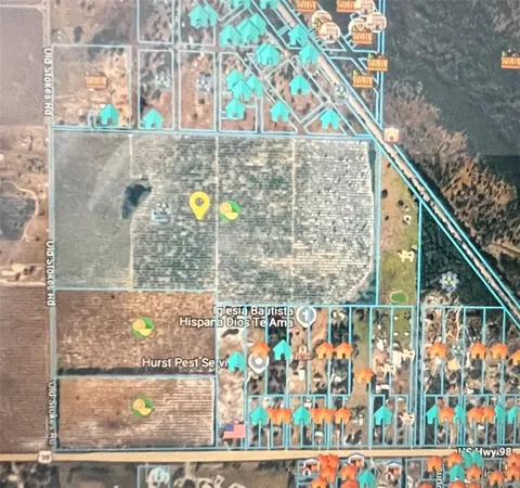 a bird view of a house