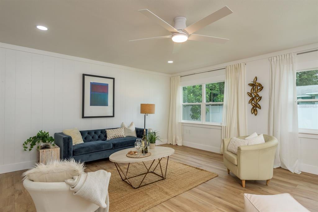 1448 Lemon Street Clearwater, FL 33756 - Photo 15 of 33 a living room with furniture and a large window