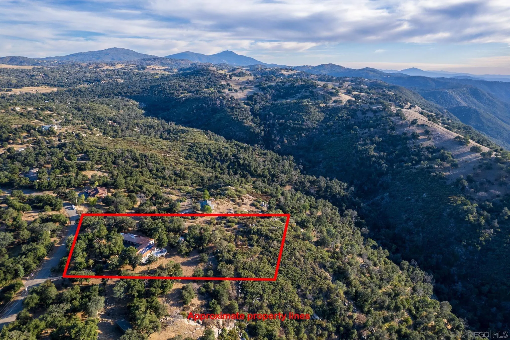 1634 Oakforest Road Santa Ysabel, CA 92070 - Photo 39 of 61 a view of a city with mountain