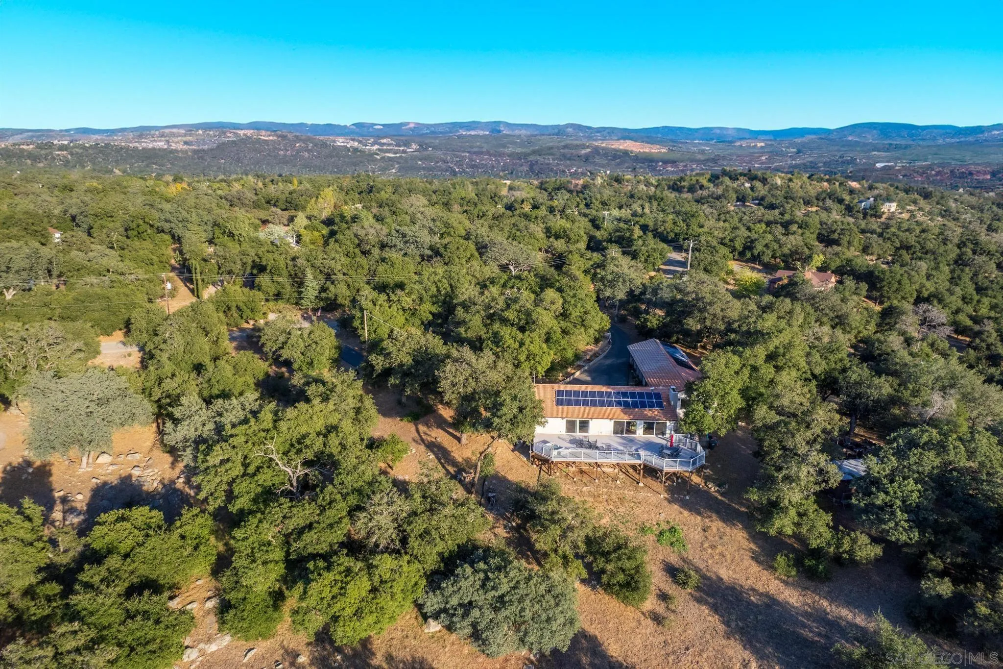 1634 Oakforest Road Santa Ysabel, CA 92070 - Photo 41 of 61 a view of a city with lush green forest
