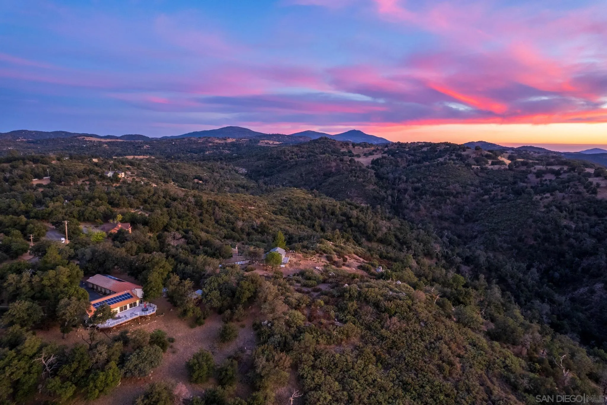 1634 Oakforest Road Santa Ysabel, CA 92070 - Photo 52 of 61 a view of city and mountain