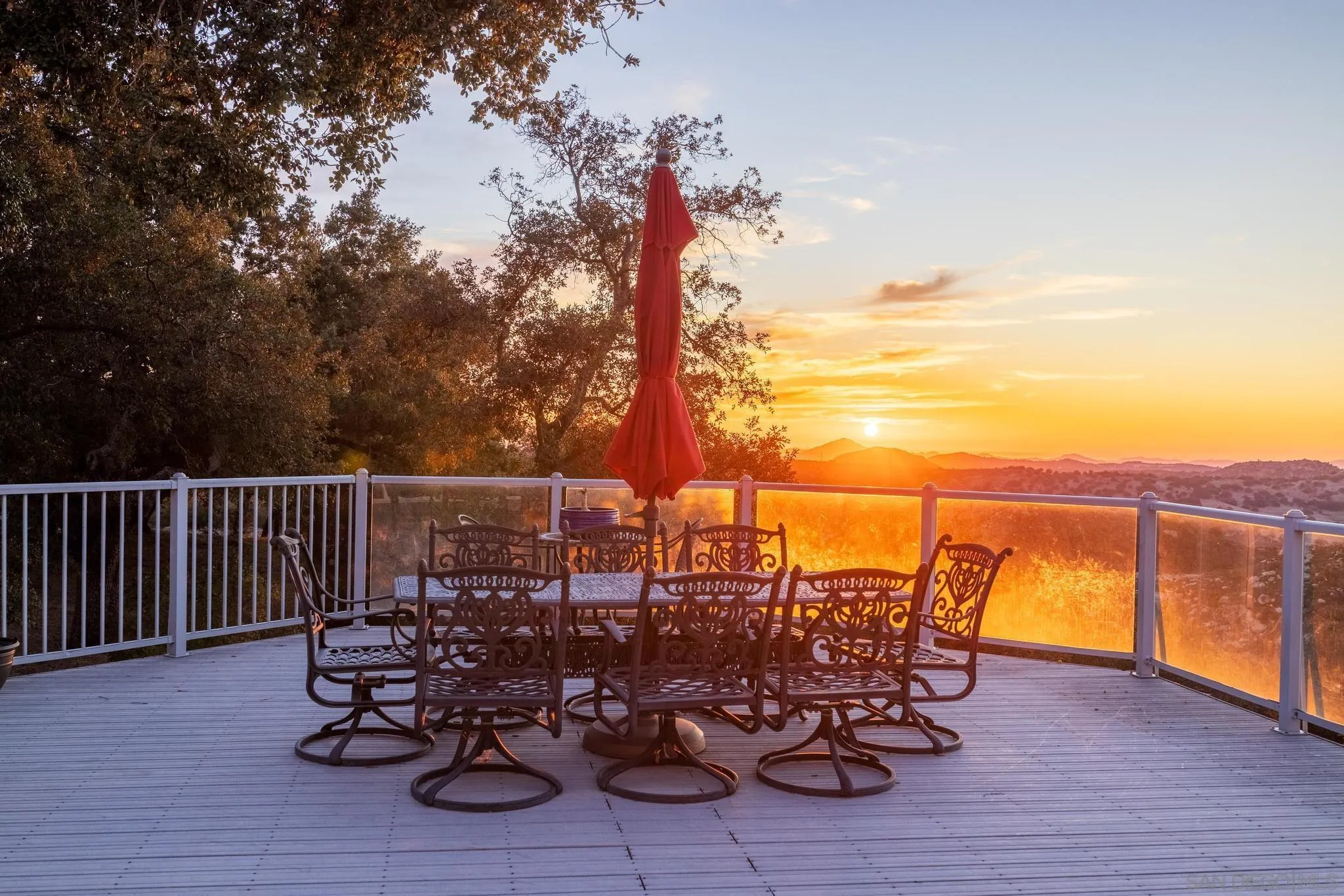1634 Oakforest Road Santa Ysabel, CA 92070 - Photo 53 of 61 a view of a terrace with sitting area