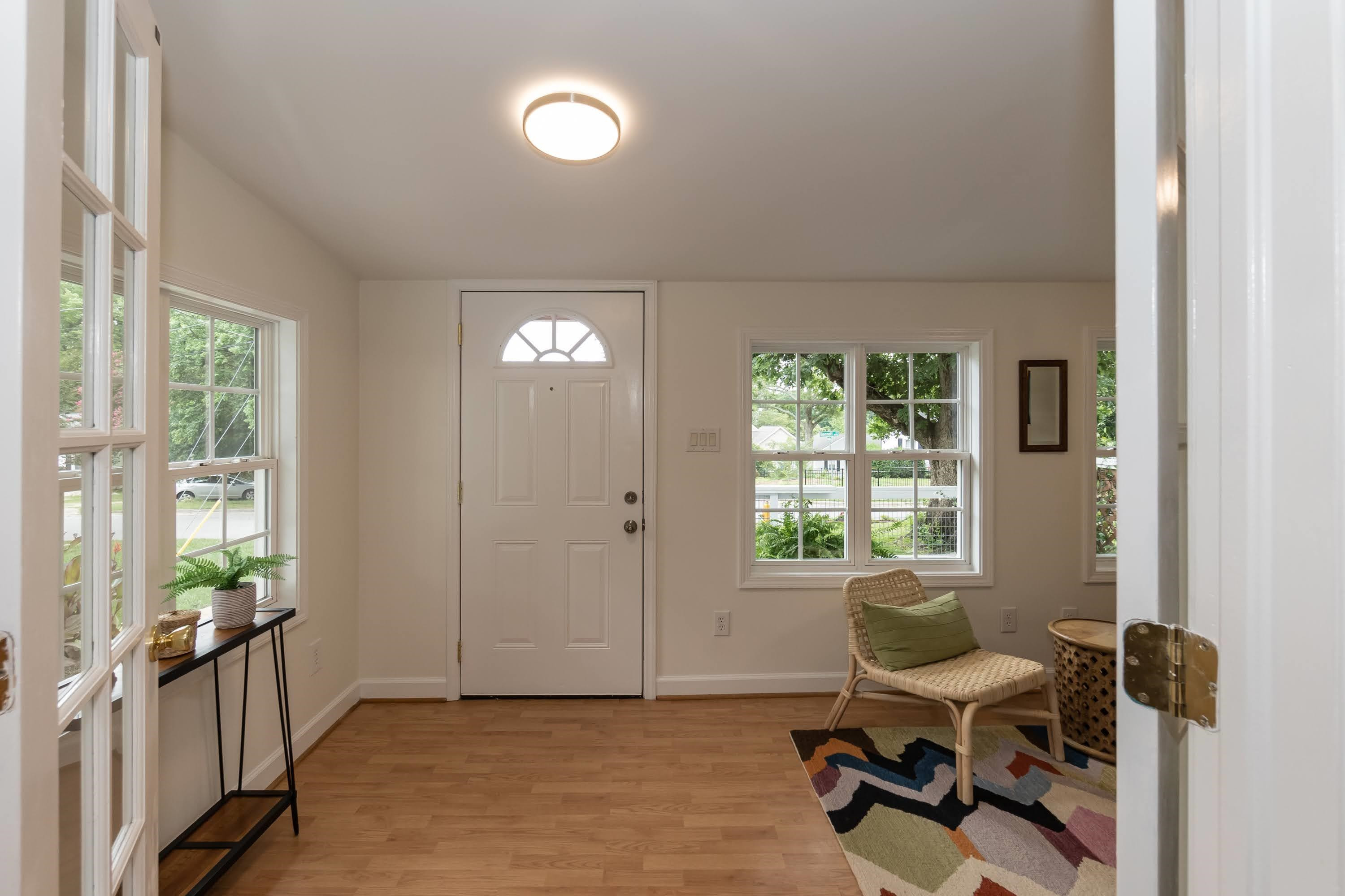 1720 Bennett Street Raleigh, NC 27604 - Photo 7 of 49 View from Living Room to Front Door