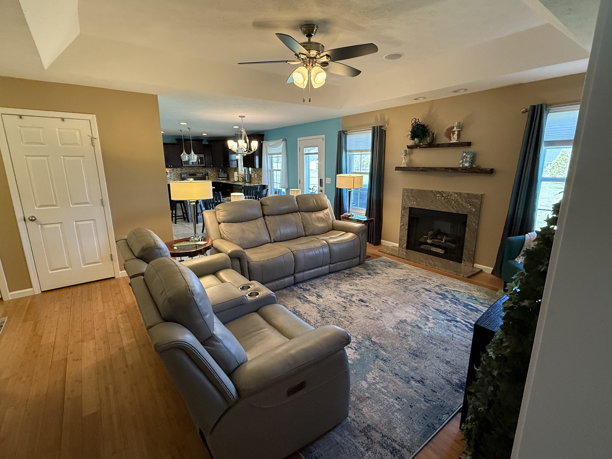 330 North Centerpoint Road Portland, TN 37148 - Photo 13 of 28 a living room with furniture and a fireplace