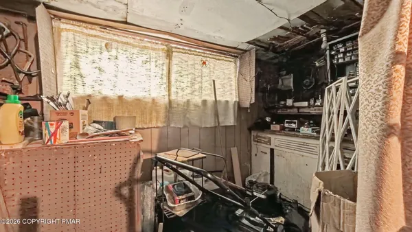 a view of a refrigerator and window