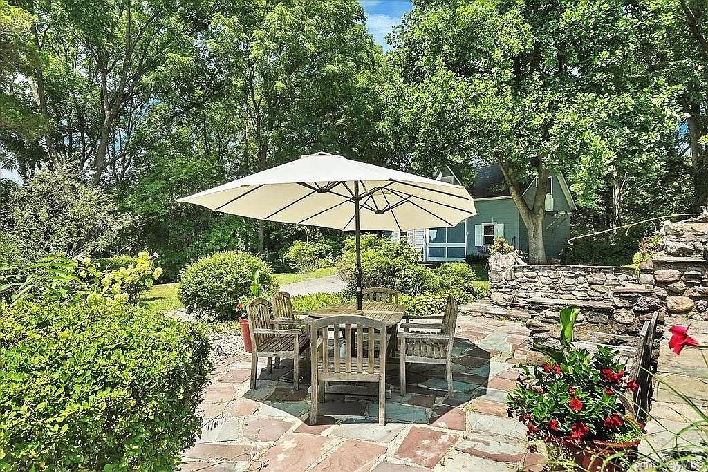 421 Spring Street Monroe, NY 10950 - Photo 23 of 49 a view of backyard with seating space and trees