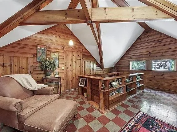 a very nice looking room with a large window