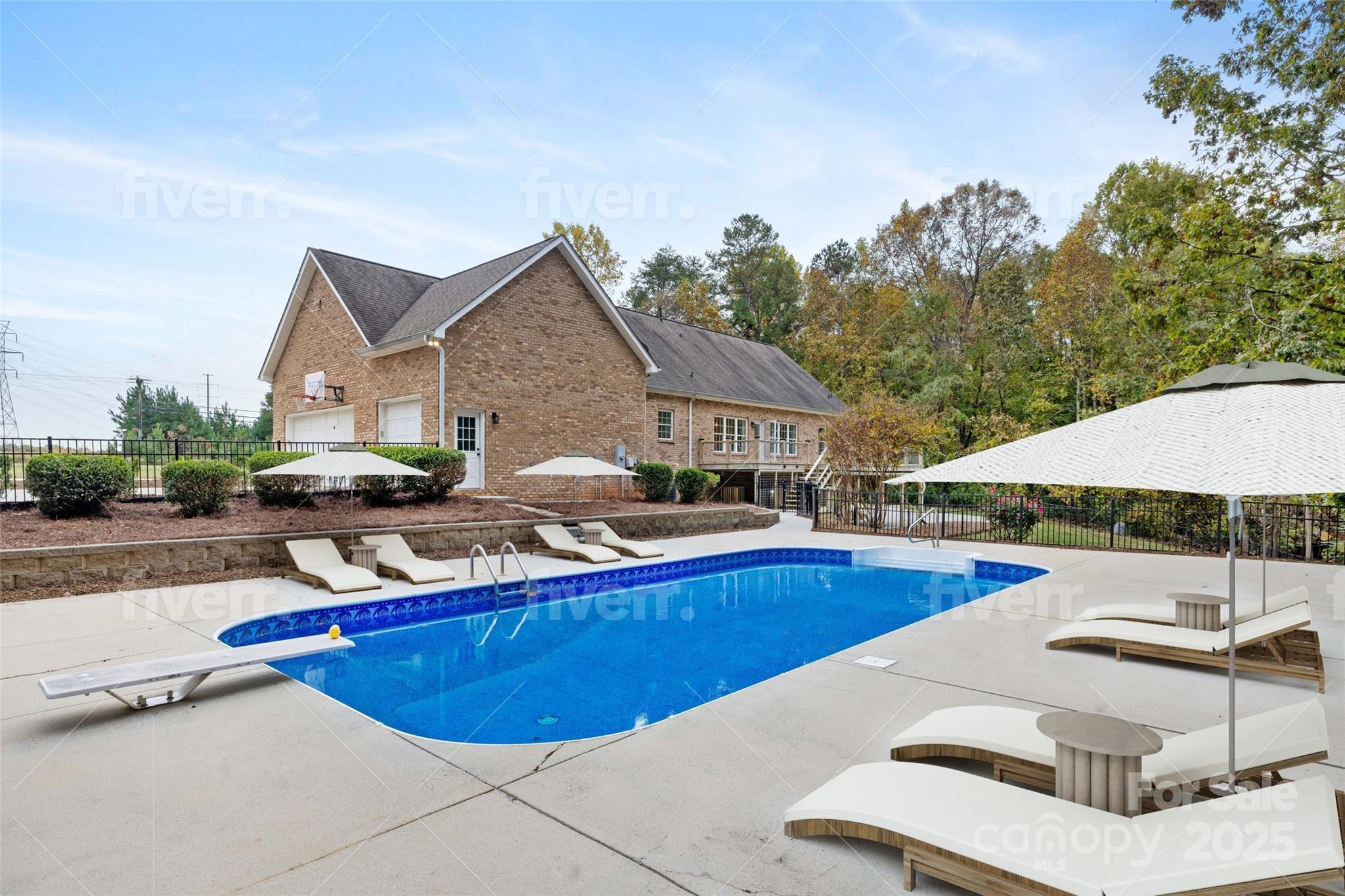 15906 Youngblood Road Charlotte, NC 28278 - Photo 39 of 41 a swimming pool with outdoor seating and yard