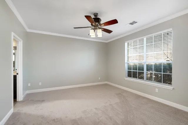 a view of room with cabinets