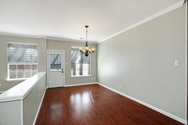 a view of livingroom with hardwood floor and window