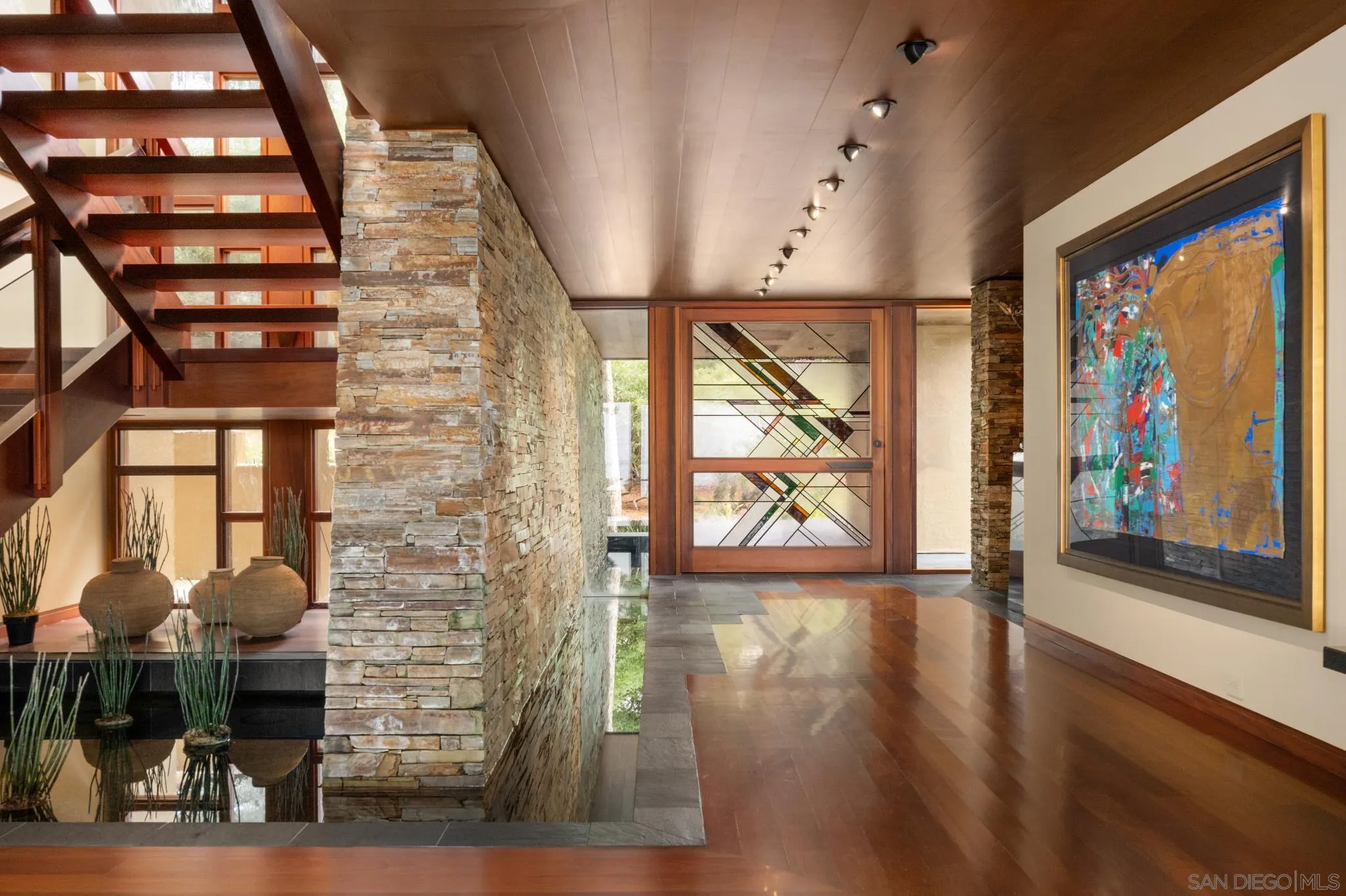 456 Hidden Pines Lane Del Mar, CA 92014 - Photo 9 of 55 a view of an entryway with wooden floor