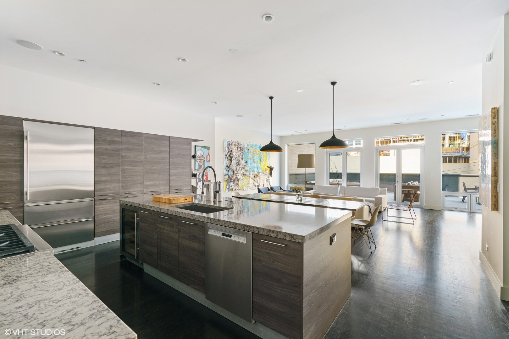 747 North Clark Street, Unit 201 Chicago, IL 60654 - Photo 4 of 30 a kitchen with counter top space and appliances