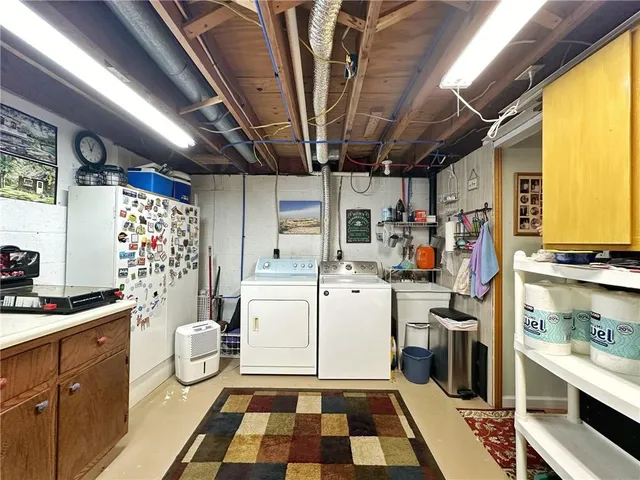 a room with storage and utility