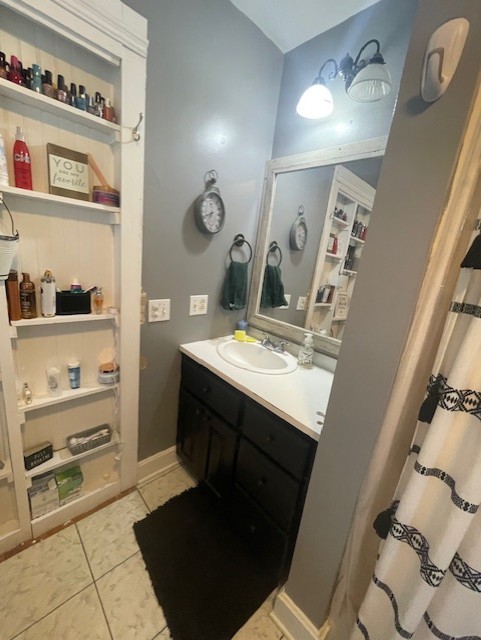 616 1st Street Lawrenceburg, TN 38464 - Photo 27 of 49 a bathroom with a sink vanity and a mirror