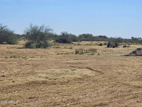 a view of an outdoor space and mountain view