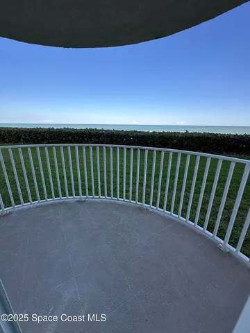 a view of balcony with city view