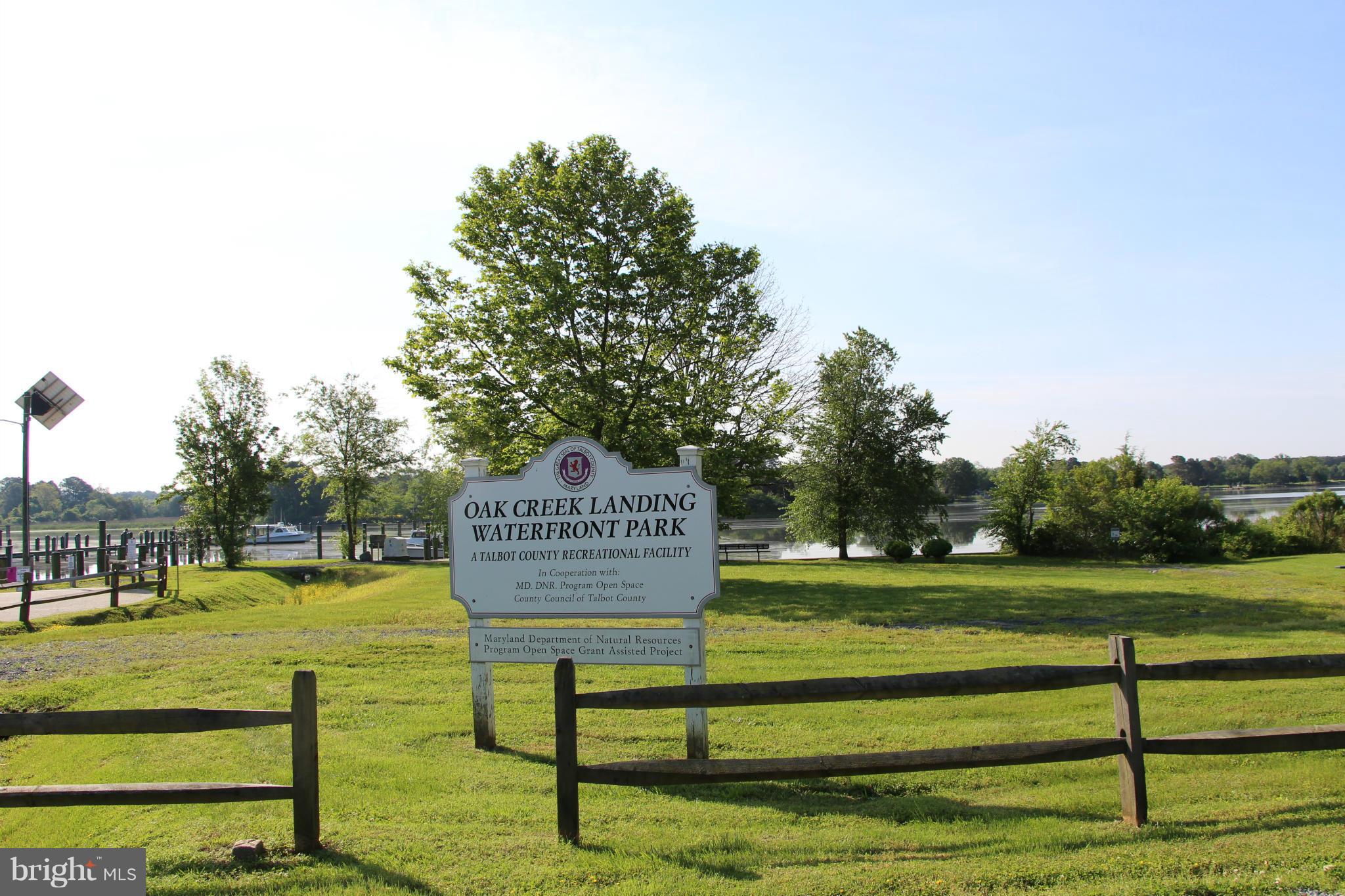 7370 Station Road Newcomb, MD 21653 - Photo 28 of 30 a view of a park with bench and trees