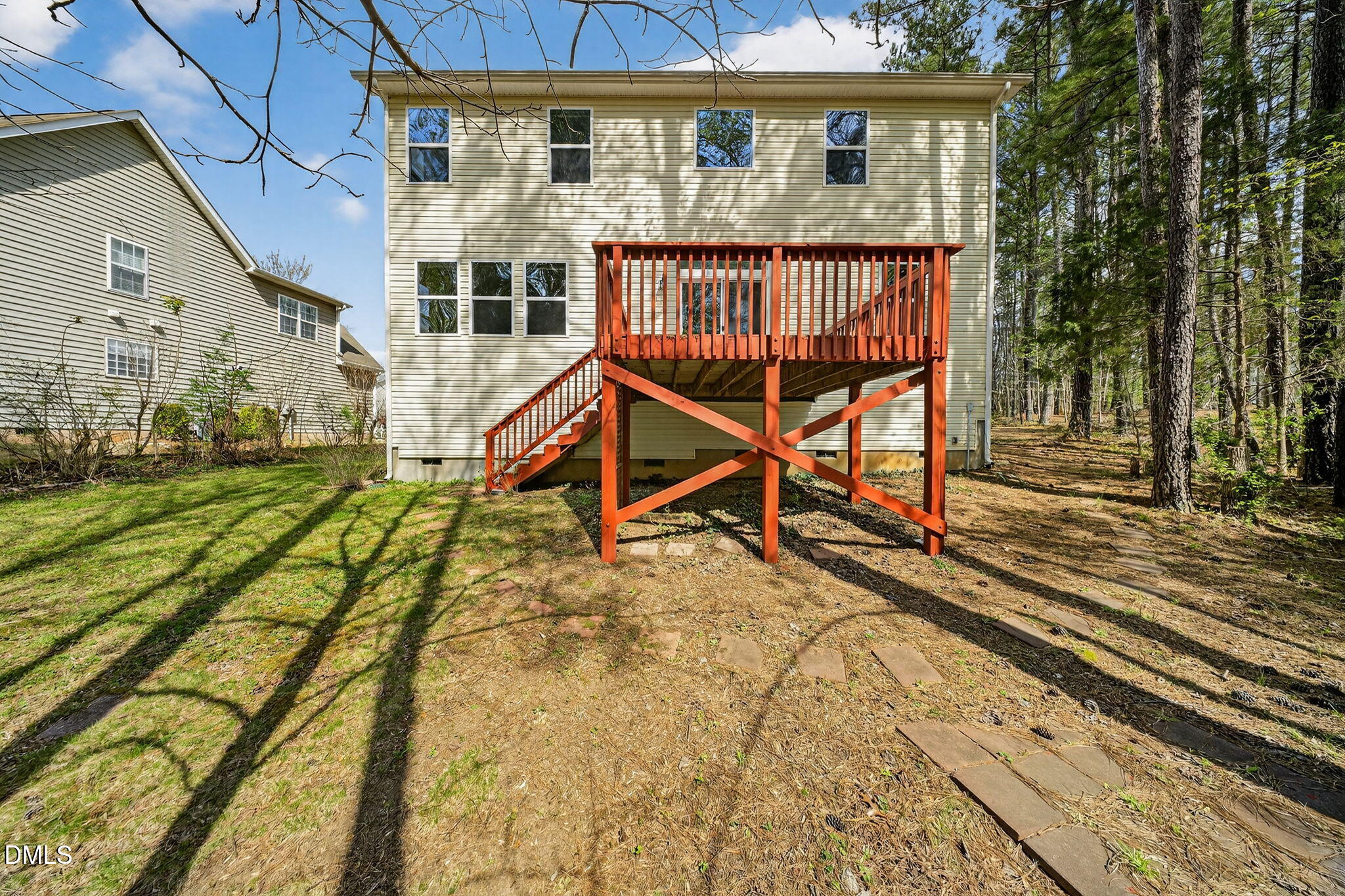 1304 Barnford Mill Road Wake Forest, NC 27587 - Photo 41 of 44 a view of a house with backyard and sitting area