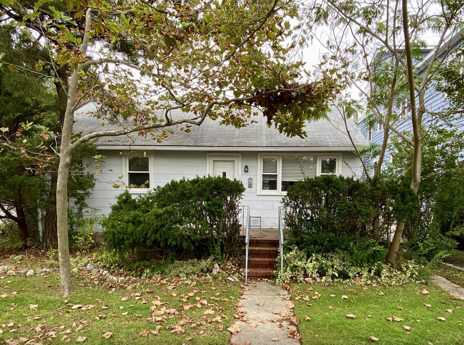 a house view with a seating space