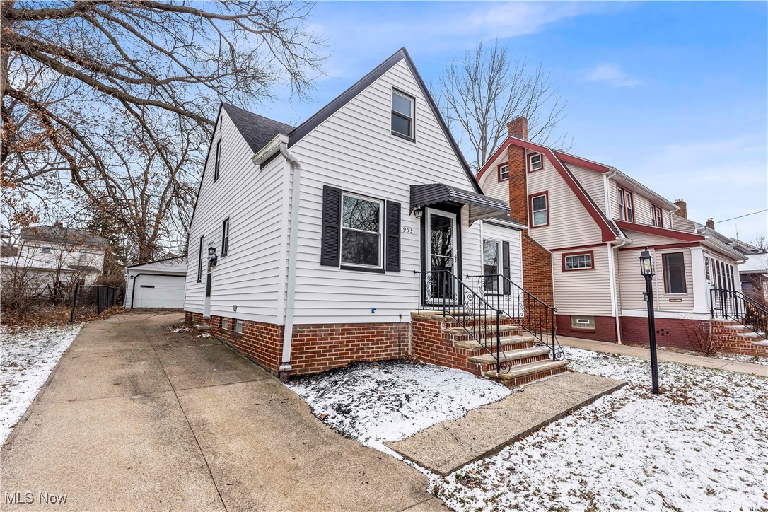 953 Whitby Road Cleveland Heights, OH 44112 - Photo 2 of 27 View of front of house with an outbuilding and a garage