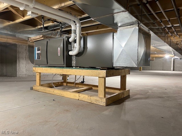 1775 Green Road Madison, OH 44057 - Photo 46 of 46 Crawl Space facilitates horizontal furnace