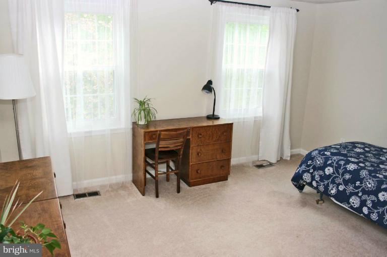 One of five bedrooms