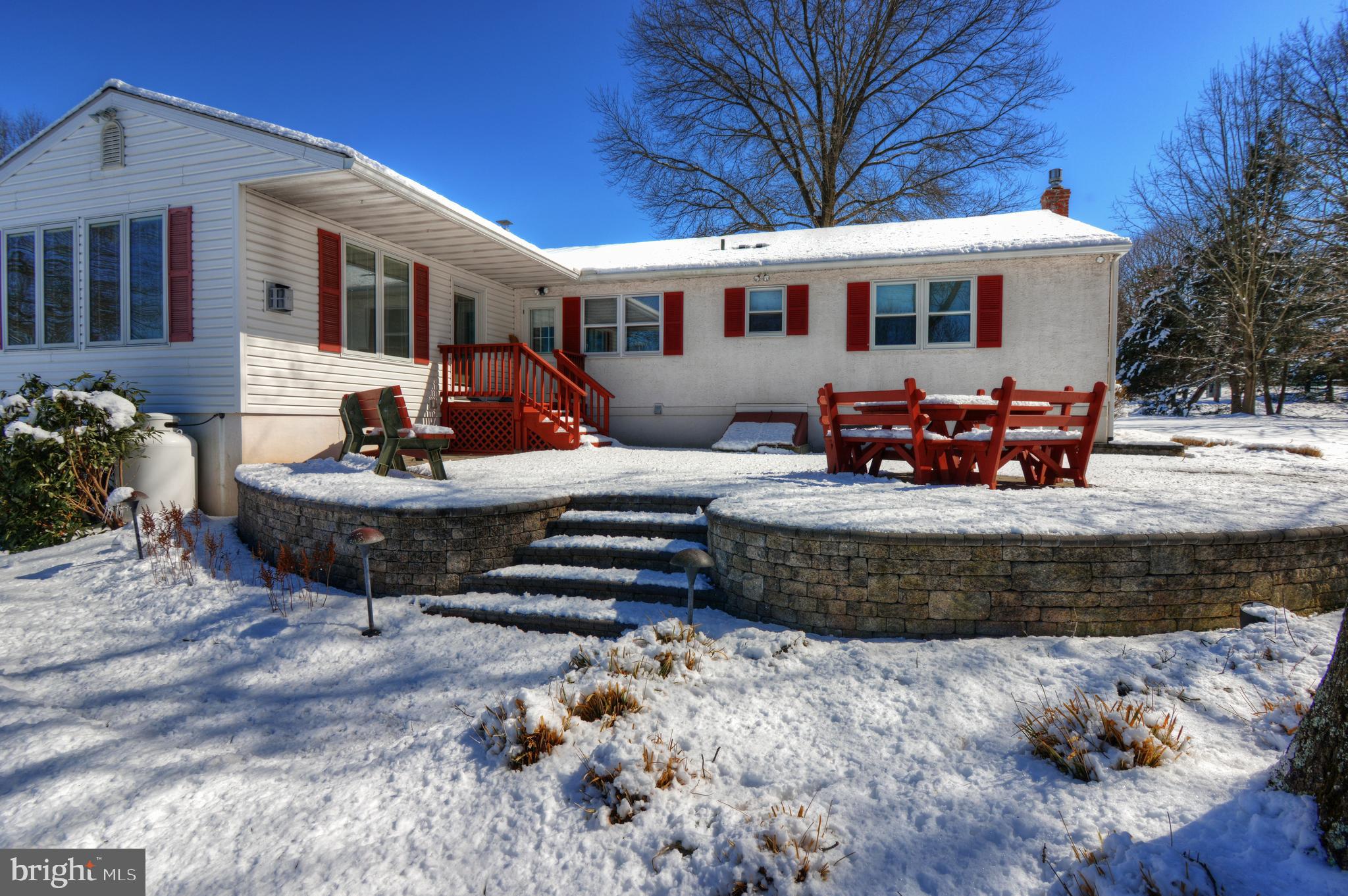 485 Quarry Road Harleysville, PA 19438 - Photo 3 of 37 Exterior Rear with Paver Patio