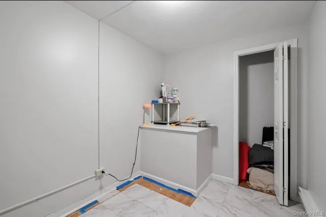 a room with storage and utility