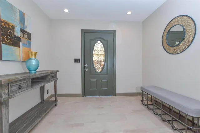 a view of room with washer and dryer