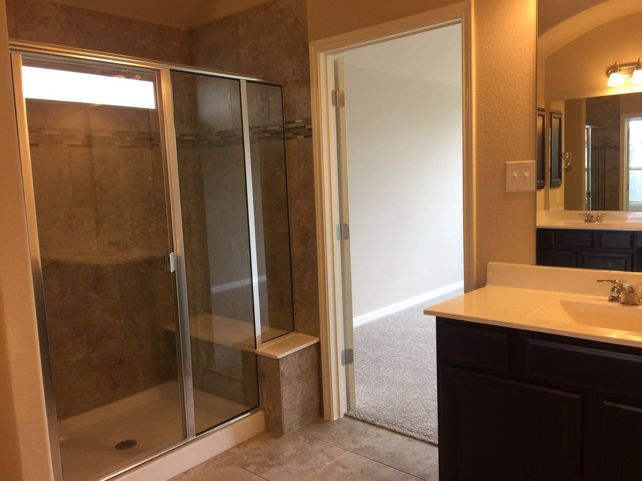 8337 Angelo Loop Round Rock, TX 78665 - Photo 13 of 22 a bathroom with a shower and a sink