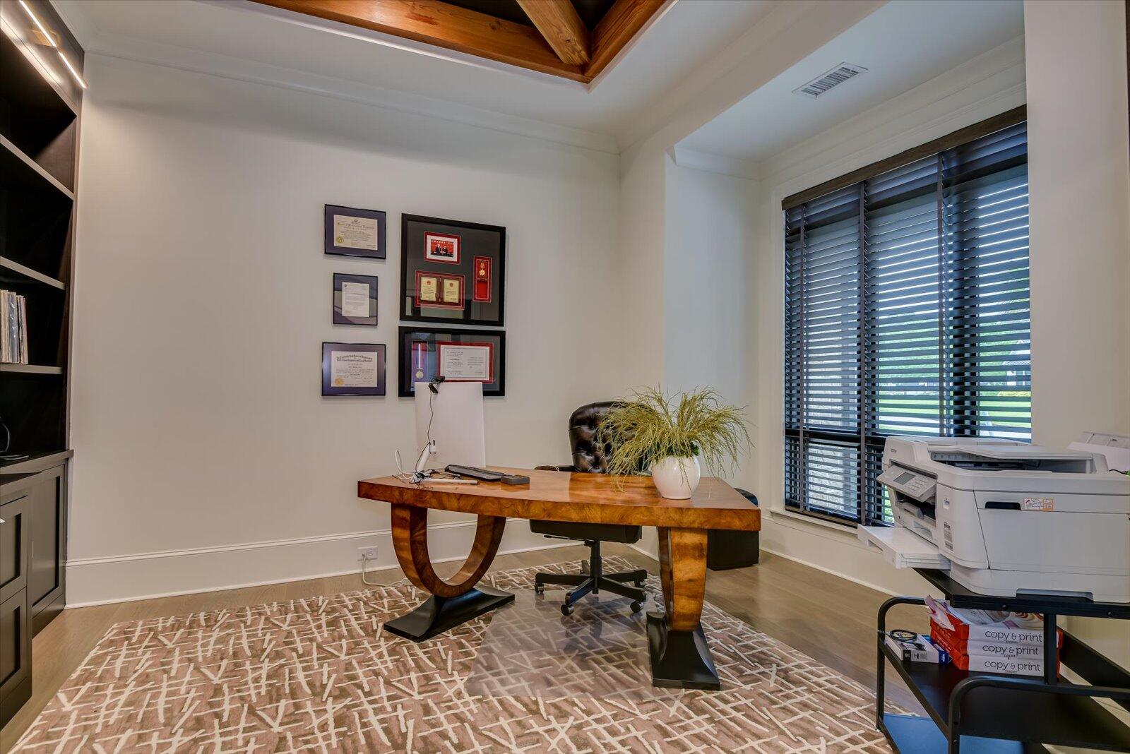 2025 Grace Avenue Evans, GA 30809 - Photo 23 of 67 Office-Colorado cedar beams in trey ceiling.