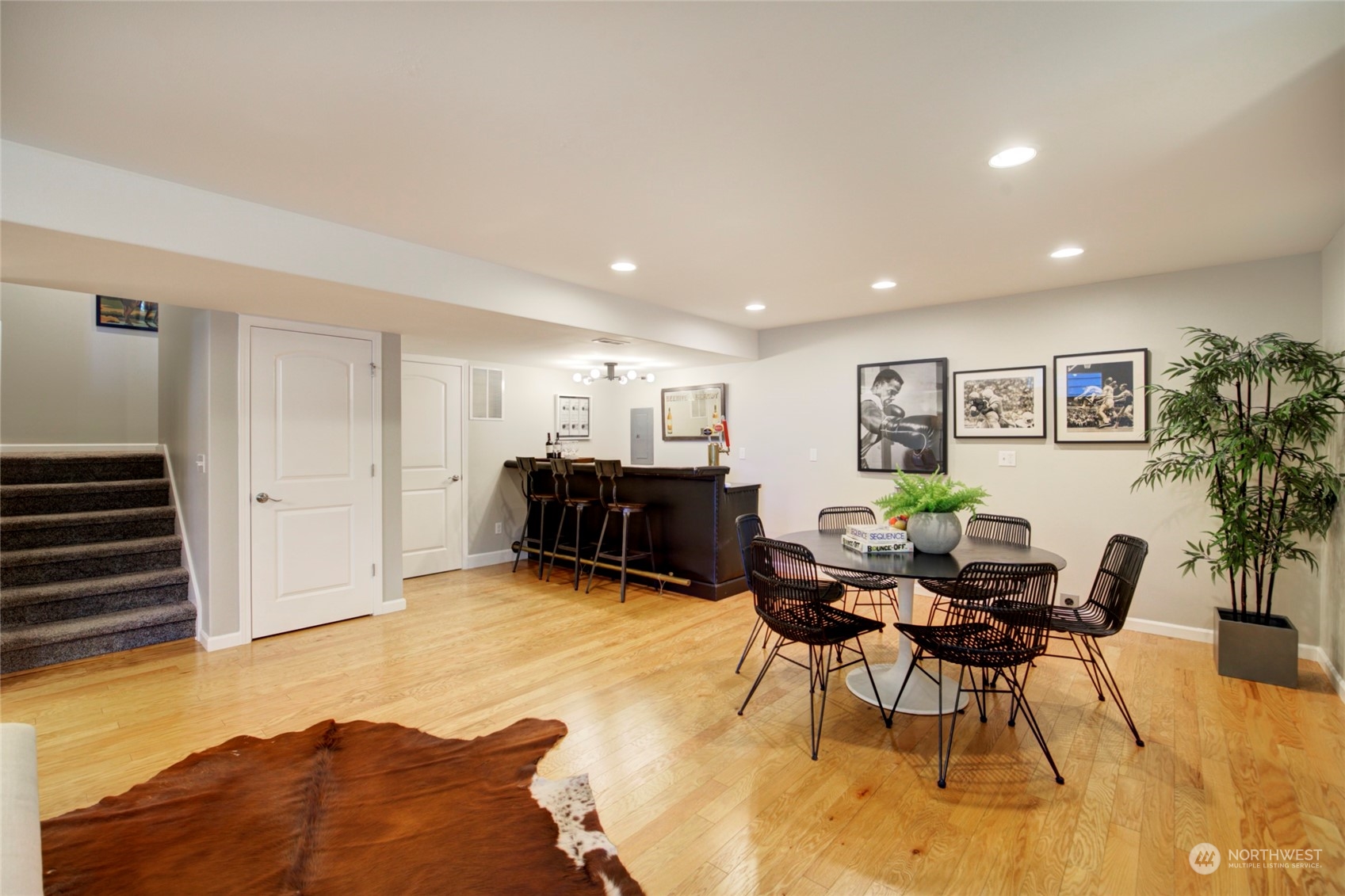 3649 22nd Avenue Southwest Seattle, WA 98106 - Photo 29 of 40 a living room with furniture and a pool table