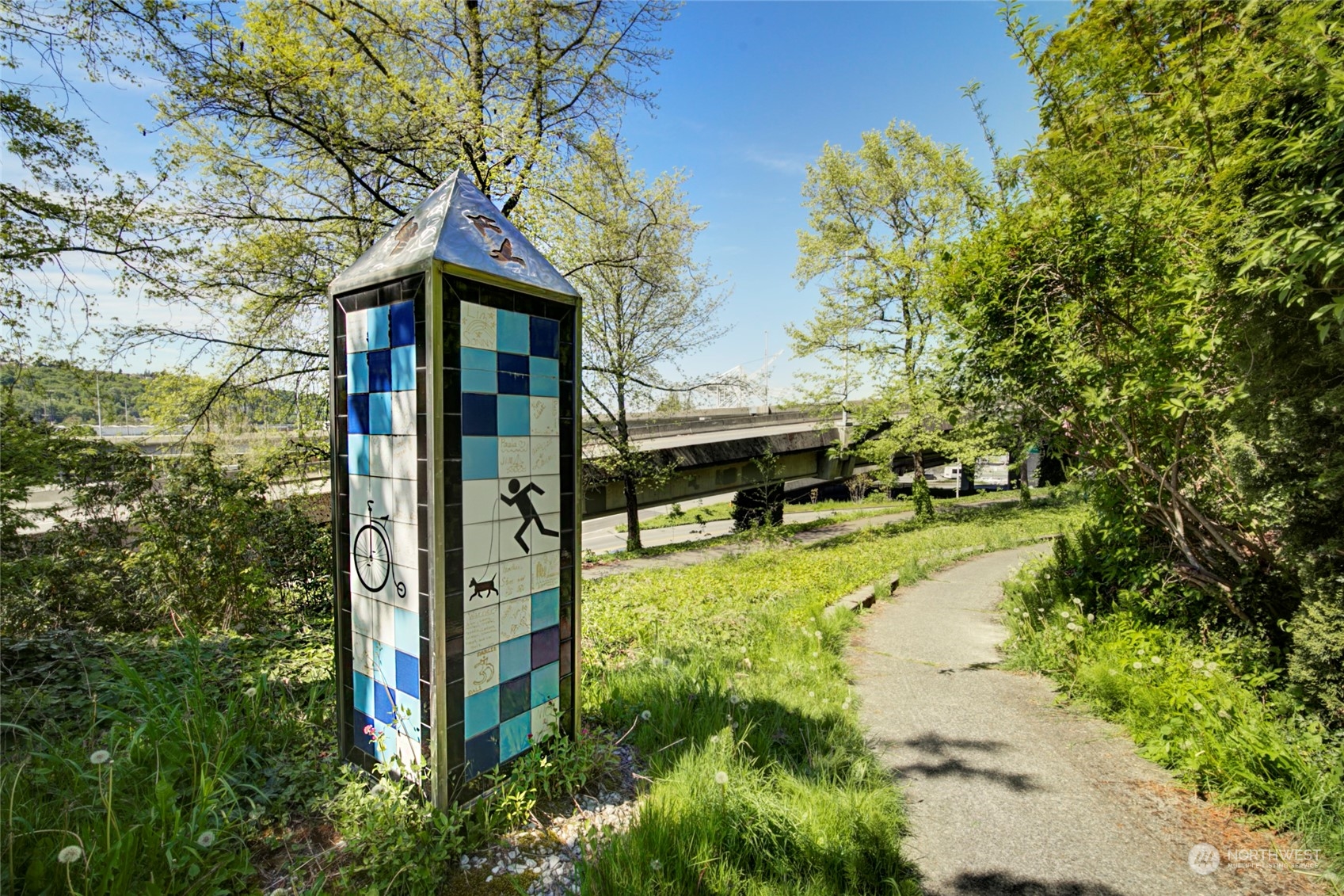 3649 22nd Avenue Southwest Seattle, WA 98106 - Photo 39 of 40 a backyard of a house with a yard and outdoor seating