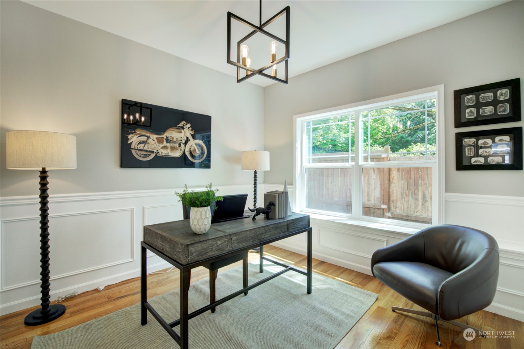 3649 22nd Avenue Southwest Seattle, WA 98106 - Photo 8 of 40 a work room with furniture and a window