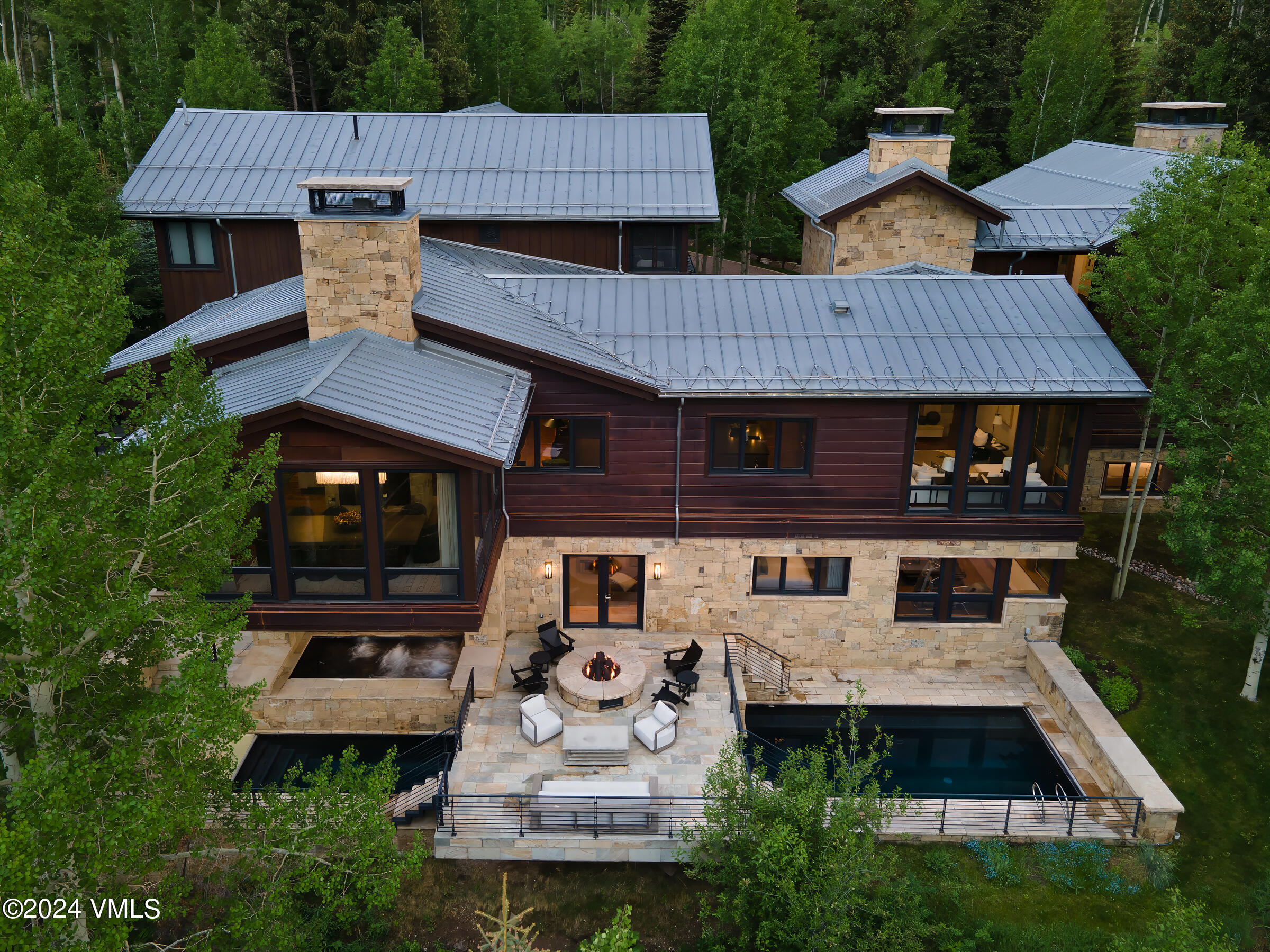 107 Rockledge Road Vail, CO 81657 - Photo 5 of 65 107Rockledge_Aerial5