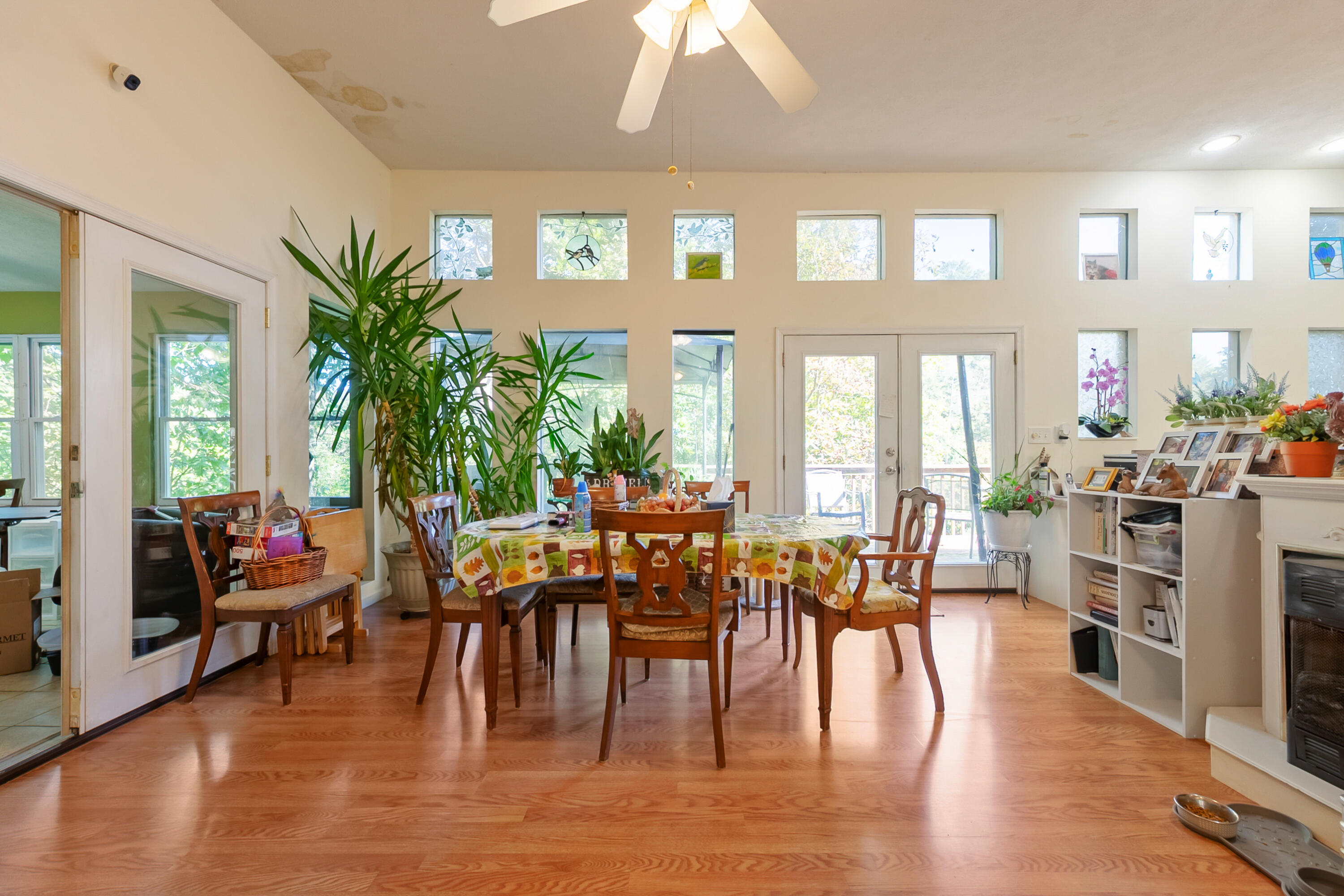 6286 Chestnut Ridge Road Riner, VA 24149 - Photo 13 of 102 a view of a dining room with furniture window and wooden floor