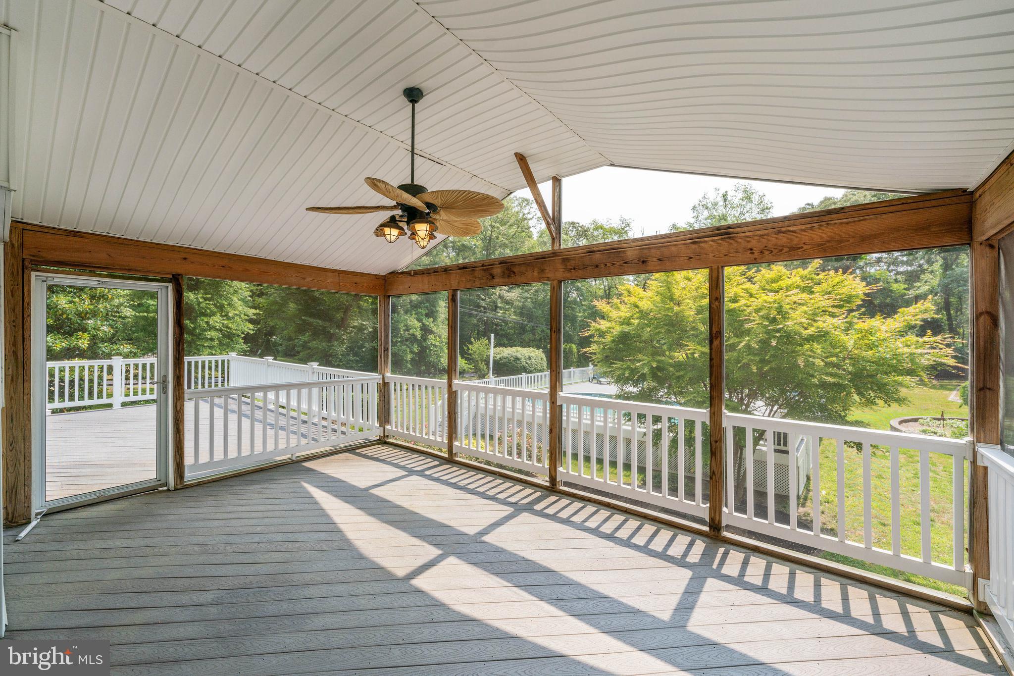 8235 Old Mill Road Pasadena, MD 21122 - Photo 30 of 45 Deck #2
(Screened in for comfort with Ceiling Fan)