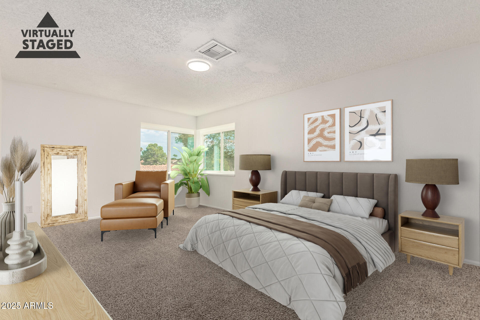 2702 West Brooks Street Chandler, AZ 85224 - Photo 23 of 41 a bedroom with a bed and a couch