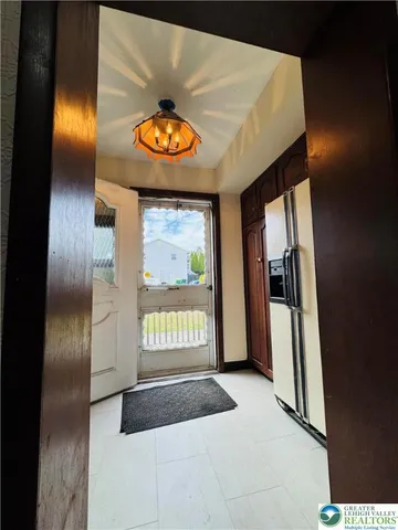 a view of an entryway door