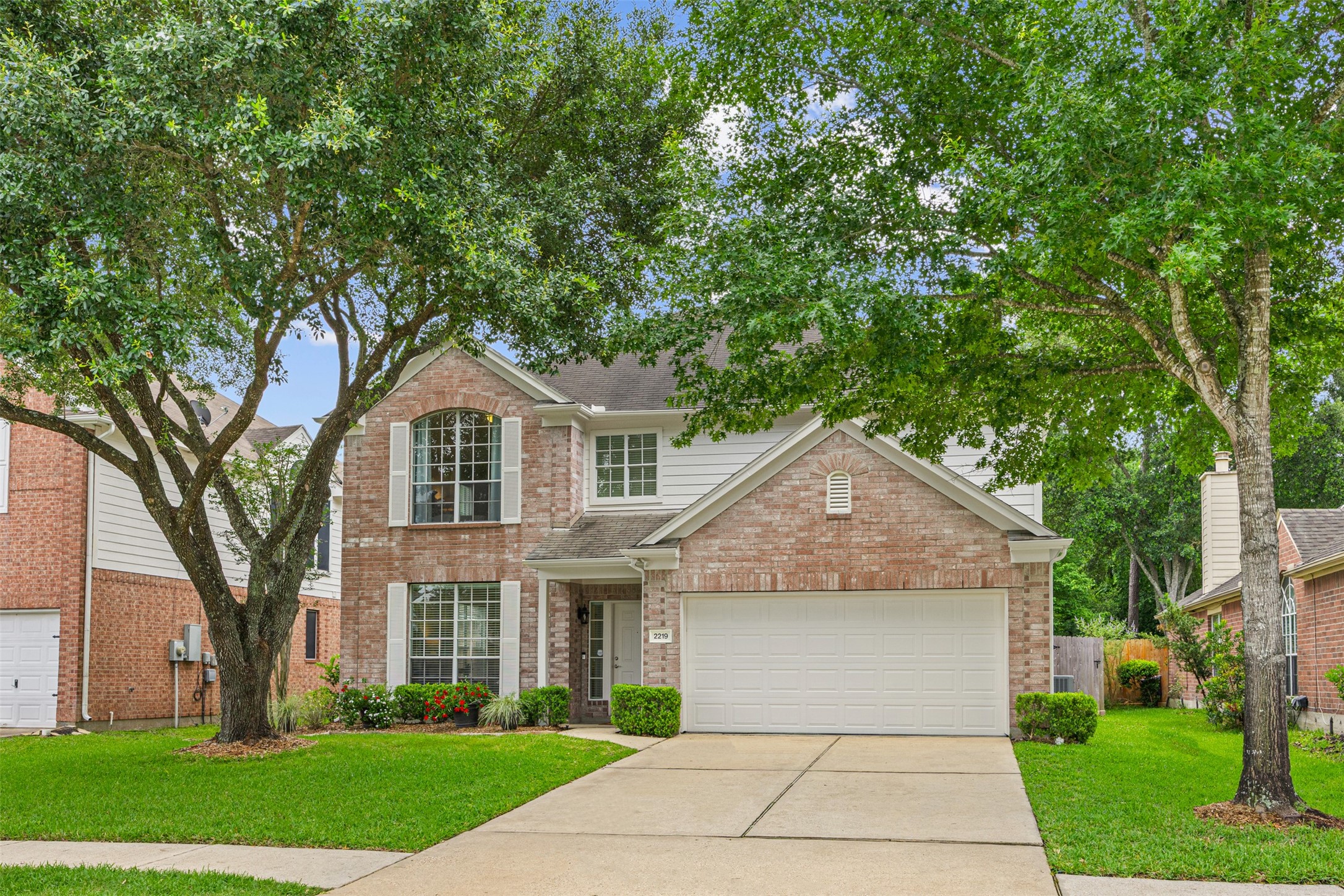 2219 Louetta Brook Lane Spring, TX 77388 - Photo 1 of 34 Beautiful 2-story home in highly sought-after Klein ISD with mature trees, great curb appeal, and a prime location just minutes from I-45