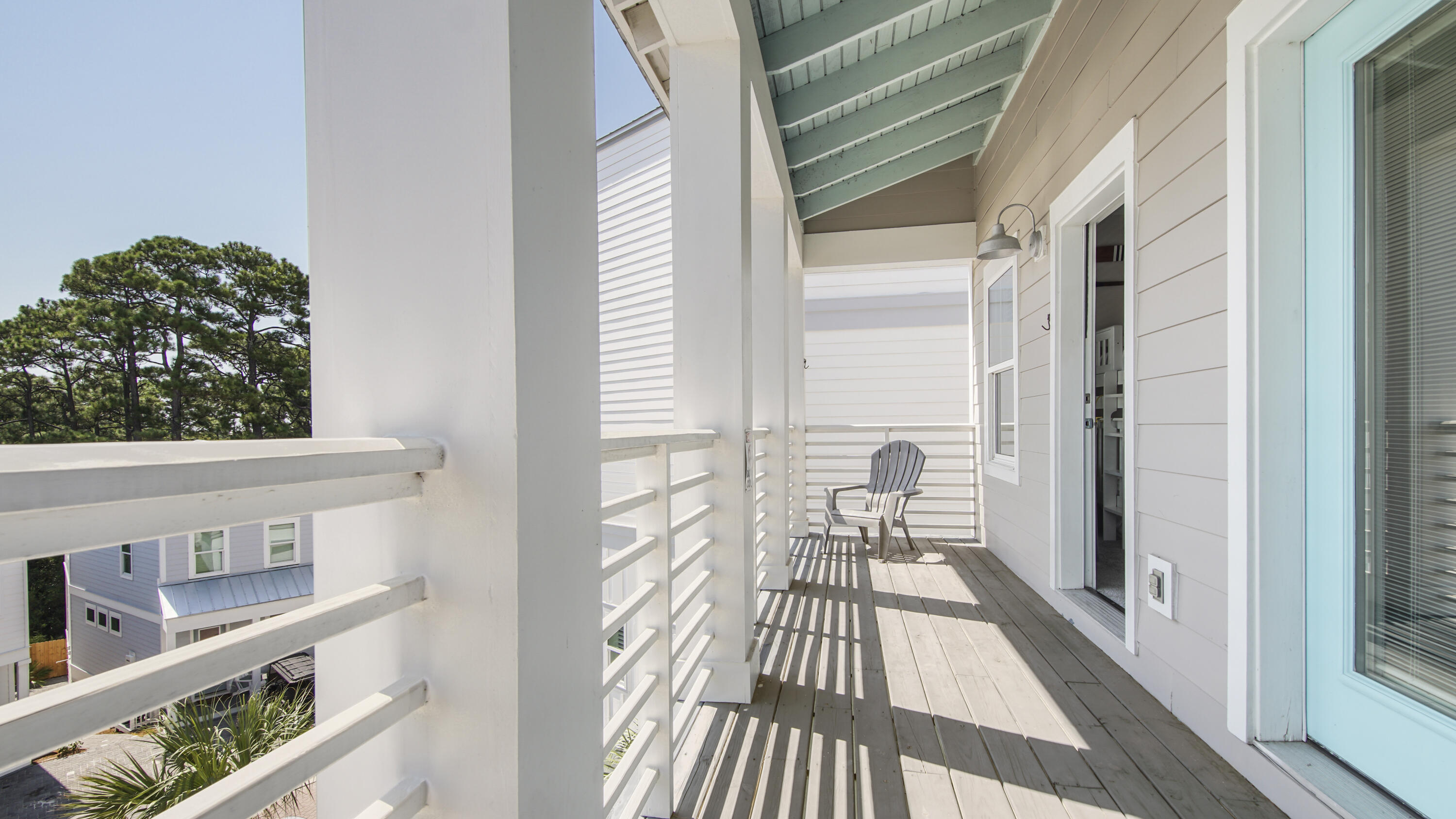61 Charming Way Santa Rosa Beach, FL 32459 - Photo 22 of 41 a view of a balcony with wooden floor