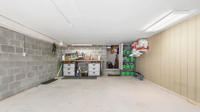 a view of storage and utility room