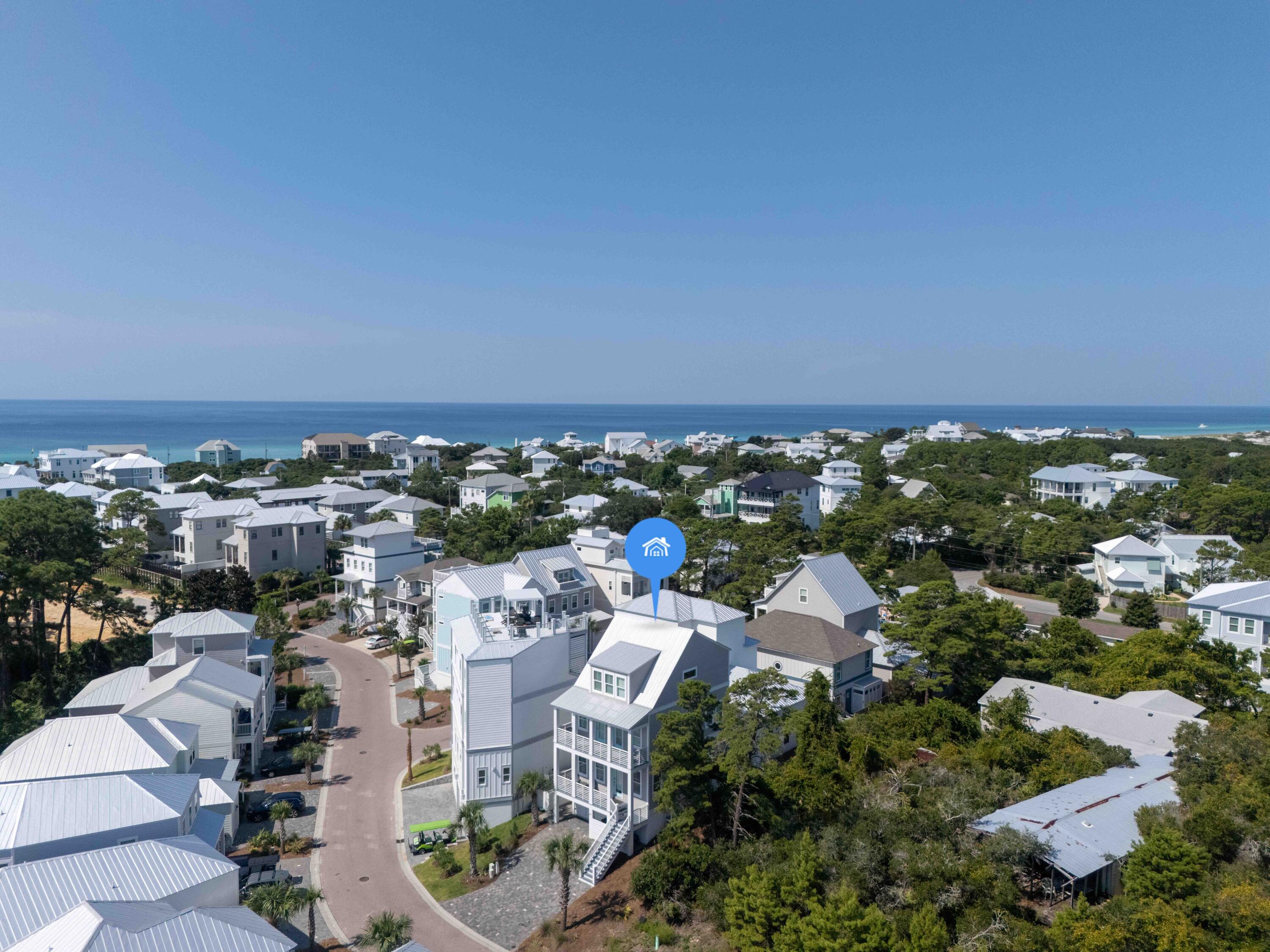 61 Charming Way Santa Rosa Beach, FL 32459 - Photo 41 of 41 an aerial view of a city with lots of residential buildings